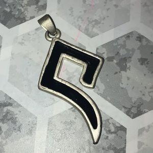 runic necklace charm